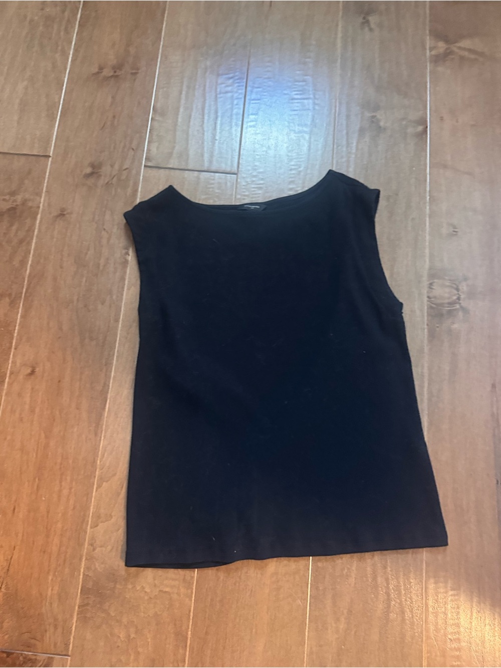 Banana Republic Factory Black Sleeveless Shell Top size small